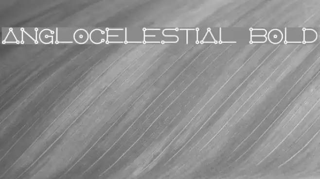 AngloCelestial Bold Font examples