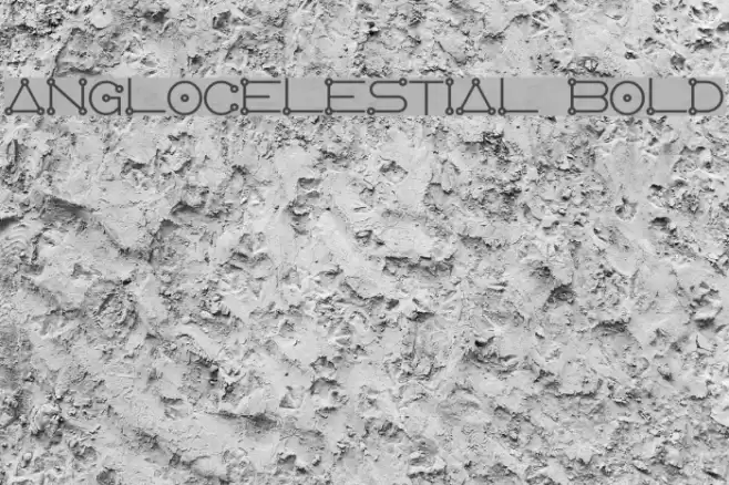 AngloCelestial Bold Font examples