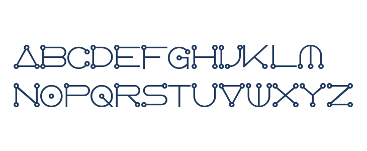 AngloCelestial Bold Lowercase