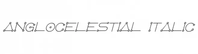 AngloCelestial Italic  Descarca Fonturi Gratis