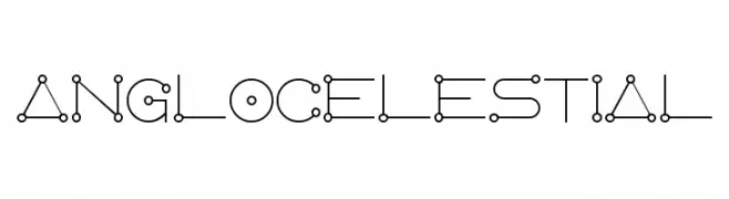 AngloCelestial  Frei Schriftart Herunterladen