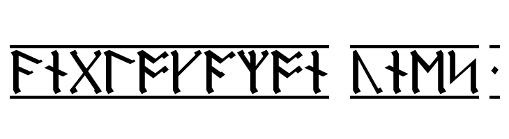 AngloSaxon Runes 1 字体