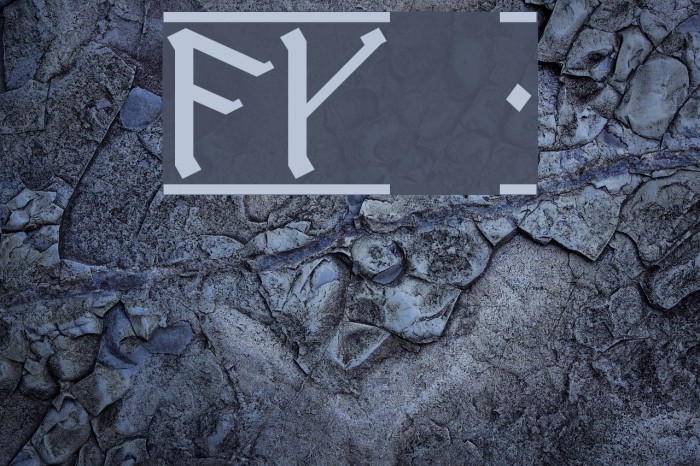 AngloSaxon Runes 1 Font examples
