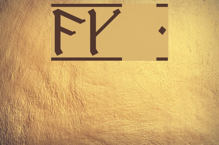 AngloSaxon Runes 1 Font examples