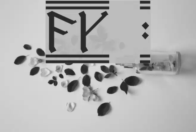 AngloSaxon Runes 2 Font examples