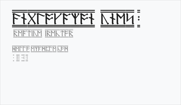 AngloSaxon Runes 2 Business Card