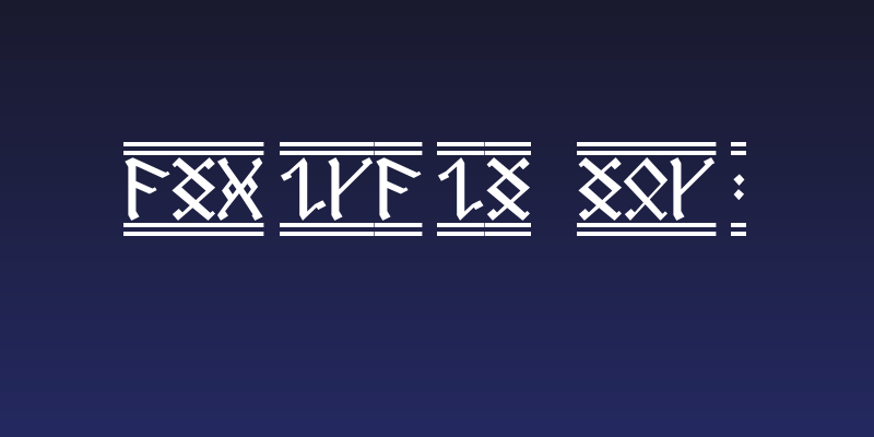 AngloSaxon Runes 2 Social Header