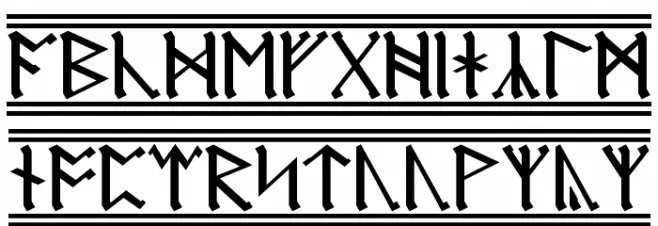 AngloSaxon Runes 2 字体 小写