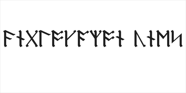 AngloSaxon Runes Logo