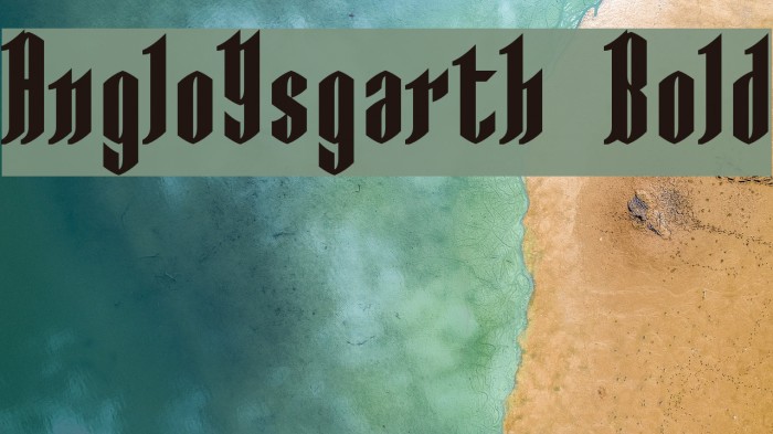 AngloYsgarth Bold Example 2