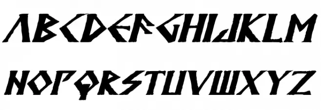 Anglodavek Bold Italic خط أحرف كبيرة