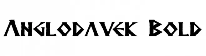 Anglodavek Bold  baixar fontes gratis
