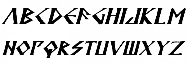 Anglodavek Italic Fuentes MAYÚSCULAS