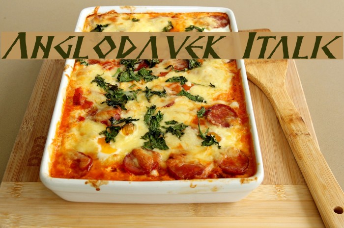 Anglodavek Italic Example 3