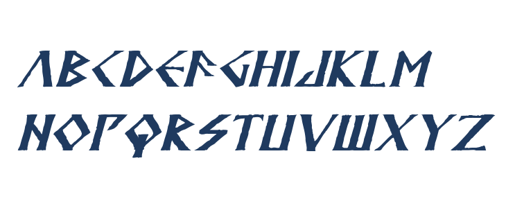Anglodavek Italic Lowercase