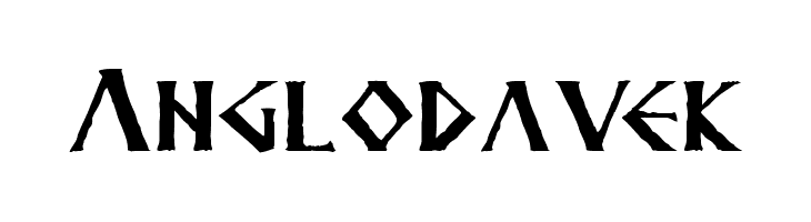 Anglodavek  Descarca Fonturi Gratis