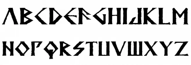 Anglodavek 字体 大写