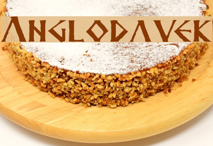 Anglodavek Font examples