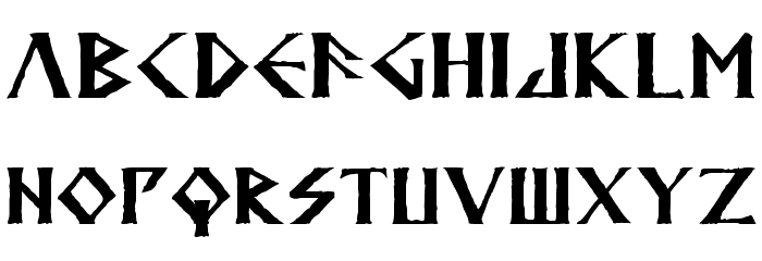 Anglodavek Font LOWERCASE