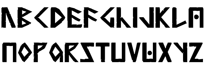 Anglorunic Font LOWERCASE