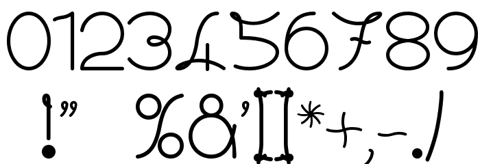 AngolettaRegular Font OTHER CHARS