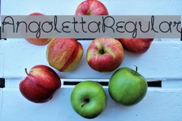 AngolettaRegular Font examples
