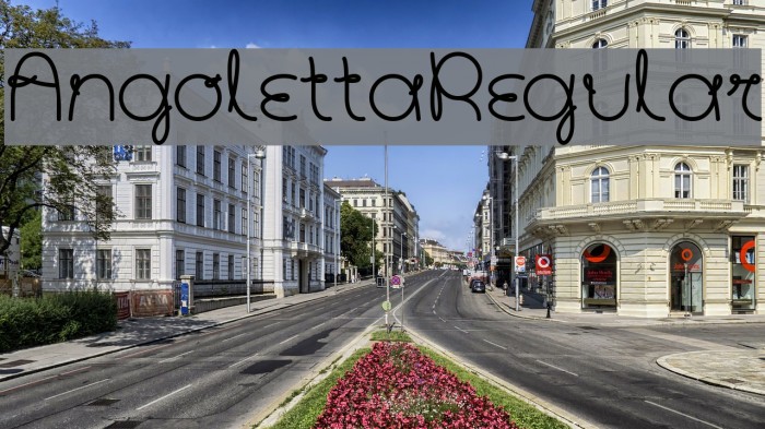 AngolettaRegular Font examples