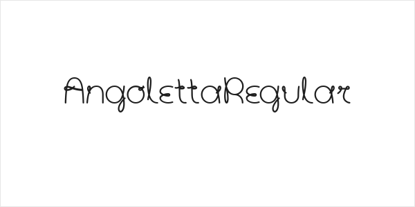 AngolettaRegular Logo