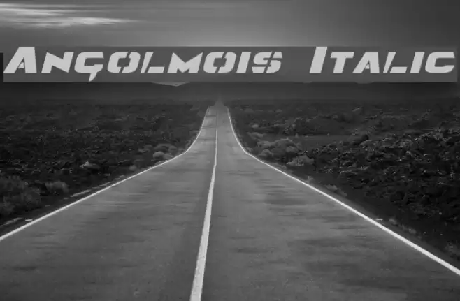 Angolmois Italic Font examples