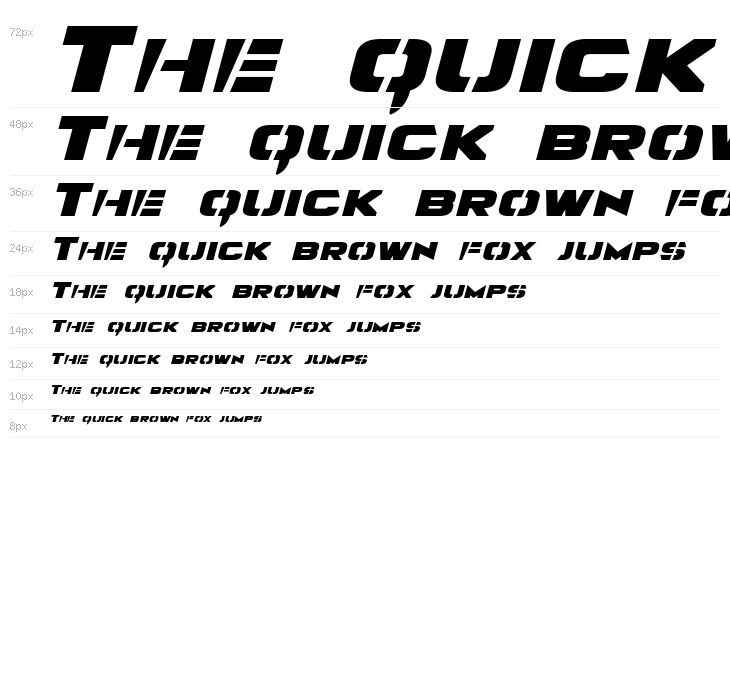 Angolmois Italic Waterfall