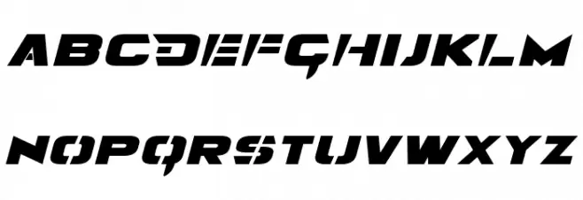 Angolmois Italic Schriftart Kleinbuchstaben