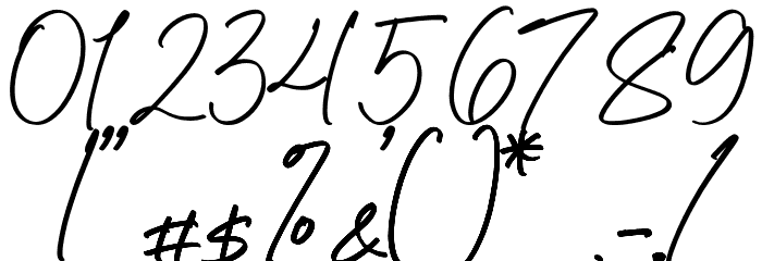 Angora Font OTHER CHARS