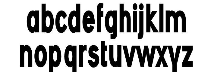 Angostura Black Font LOWERCASE