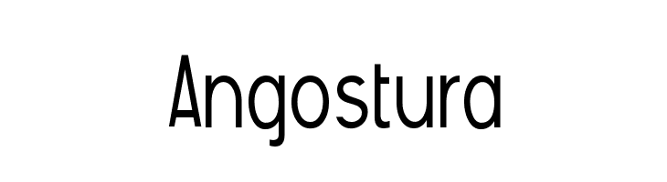 Angostura फ़ॉन्ट