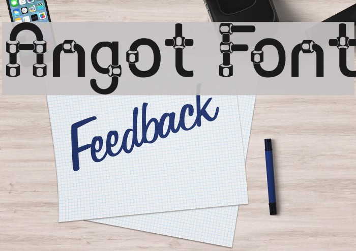 Angot Font examples