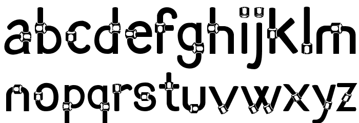 Angot Font LOWERCASE