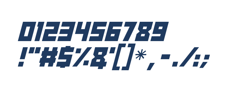 Angry Android Italic Other Characters