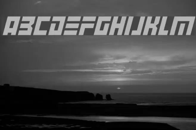 Angry Android Italic Font examples