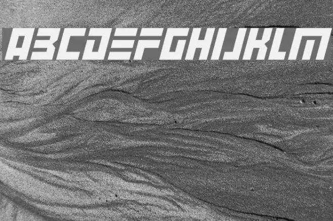 Angry Android Italic Font examples