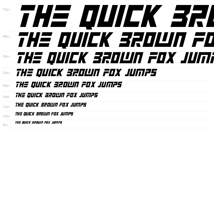 Angry Android Italic Waterfall