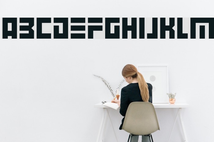 Angry Android Font examples
