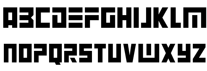Angry Android Font LOWERCASE