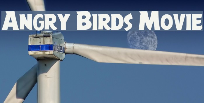 Angry Birds Movie Font examples