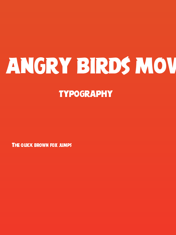 Angry Birds Movie Poster