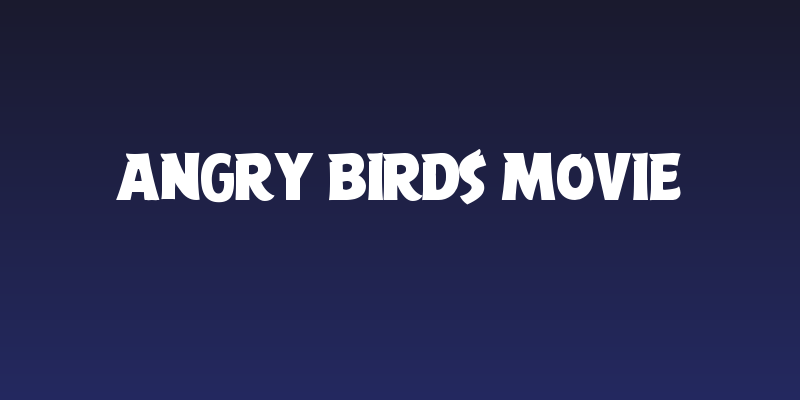 Angry Birds Movie Social Header