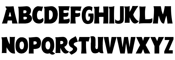 Angry Birds Movie Font LOWERCASE