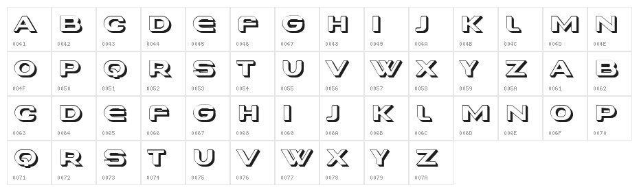 Angry Cyborg 3D Regular Character Map