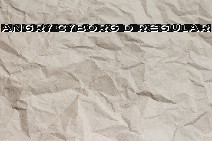 Angry Cyborg 3D Regular Example 3