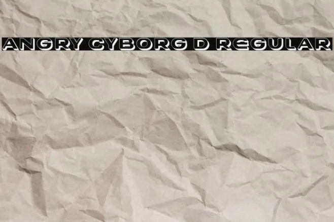 Angry Cyborg 3D Regular Example 3