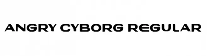 Angry Cyborg Regular 